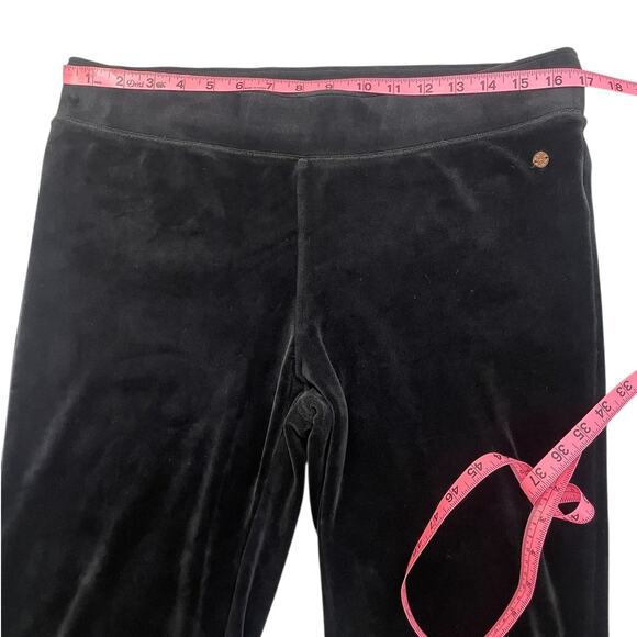 Lilly Pulitzer Jayla Velour Ruffle Full Zip Jacket Pant Set Black Sz Large Chic - Picture 9 of 16